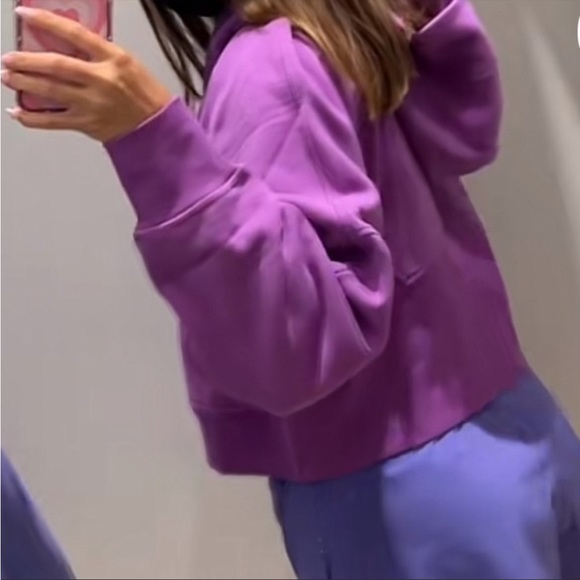 LULULEMON SUCBA OVERSIZED HALF ZIP HOODIE/JACKET-MOONLIT MAGENTA-XS/S,M/L,XL/XXL - Picture 9 of 15